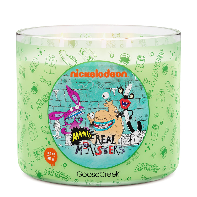 Aaahh!! Real Monsters Nickelodeon 3-Wick Candle I0