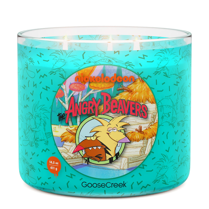 Angry Beavers Nickelodeon 3-Wick Candle E4